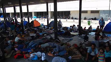 Refugees in Budapest, Keleti Railway Station