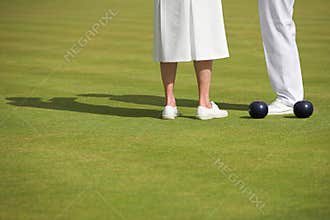 Ladies Lawn Bowling Match