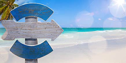 Art seaside view poster