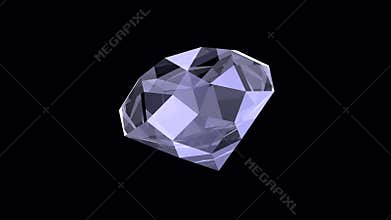3d diamond rotating