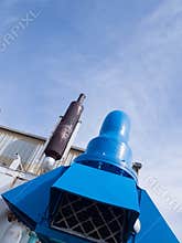 Gas Compressor intake filter and exhaust muffler