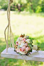 Beautiful wedding bouquet