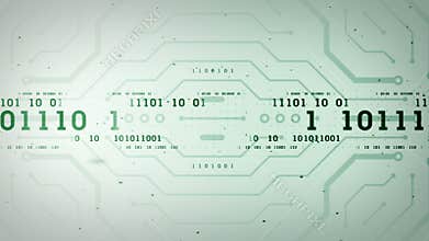 Binary Data Streams Green Lite