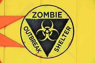 Zombie Outbreak Shelter Sign