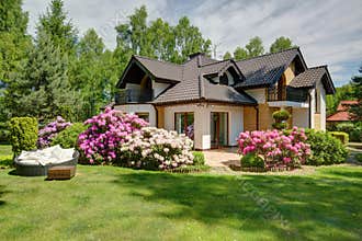 Beautiful village house with garden