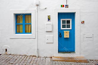 Street detail in Albufeira, Portugal.