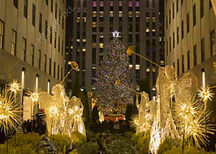 Christmas New York - Christmas tree Rockfeller center