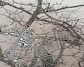 Patterned Bonsai Tree Form.