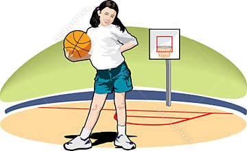 Basketball girl