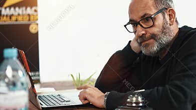 Casual creative Businessman waiting....