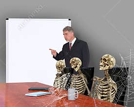 Funny Bored Meeting, Sales, Business