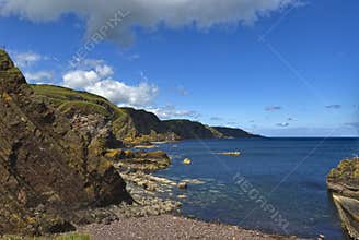 Pettico Wick, St Abbs Head, Berwickshire, Scotland