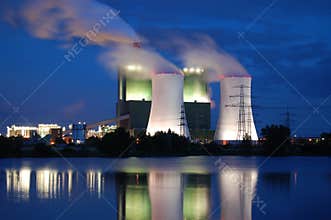 Industry at night