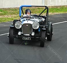 Vintage Jaguar Special SS race car