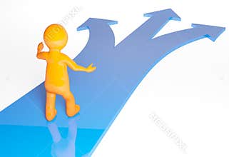 3d man on three arrow