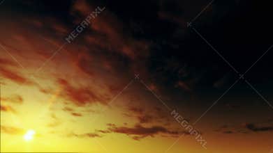 Heavenly Sunrise Timelapse Clouds