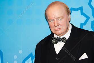 Winston Churchill wax figure