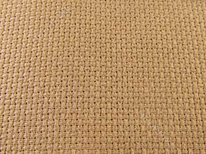 Texture the Outline Fabric for embroidery by a cross, a smooth s