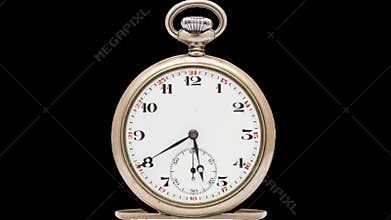 Cut out pocket watch timelapse