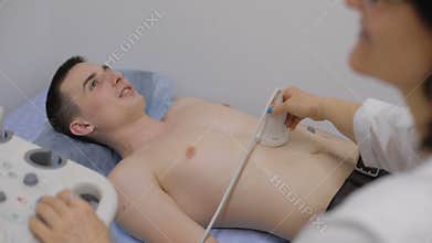 Doctor using the ECHO