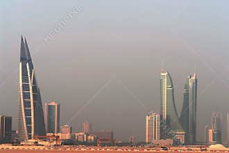 Manama city panorama - Bahrain
