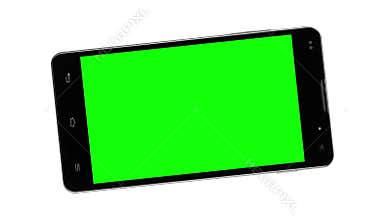 Animation smartphone chroma key screen