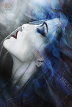 Charmed fantasy woman