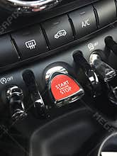 Engine start and stop button mechanical
