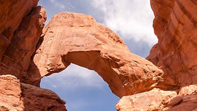 Dramatic Landscape Rock Formations Utah National Park