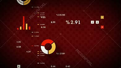 Stock Performance Chart Red