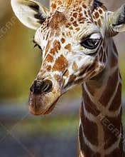 Giraffe head