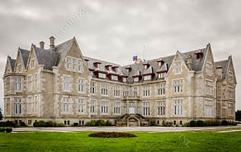 Magdalena Palace in Santander, Cantabria, Spain