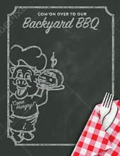 Barbeque BBQ Invitation