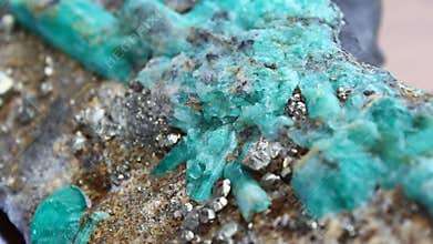 Colombian emerald stone