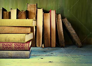 Old books, free copy space