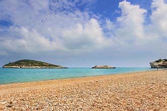 Apulia coast.Gargano National Park: Baia di Campi beach,Vieste-ITALY-