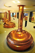 Pilsner Urquell beer brewer hall beer storage