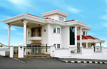 Modern large house