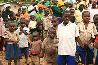 2nd Nov 2008. Refugees from DR Congo