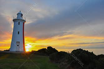 Mersey Bluff Lighthouse, Devonport, Northern Tasmania, Australia