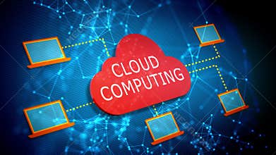 Cloud computing concept