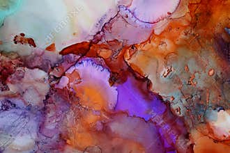 Colorful abstract painting texture
