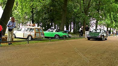 Classic Porsche 911 sports car