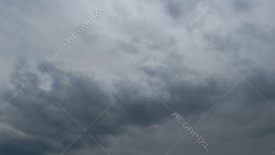 Clouds Moving in the Blue Sky
