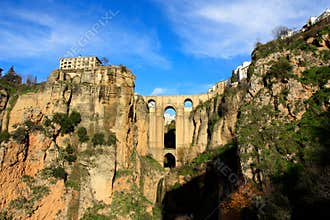 Ronda bridge, Andalusia, Spain