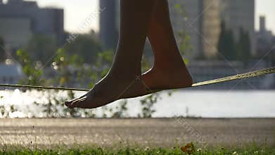 Balance on a tightrope