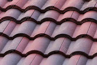 Red roof tiles, home related.