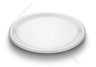 White empty plate