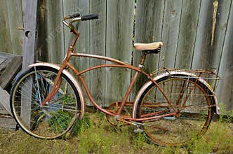 Old retro boy&#x27;s bike