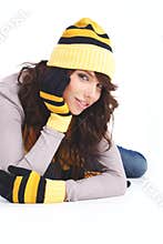 Winter Fashion portrait of woman